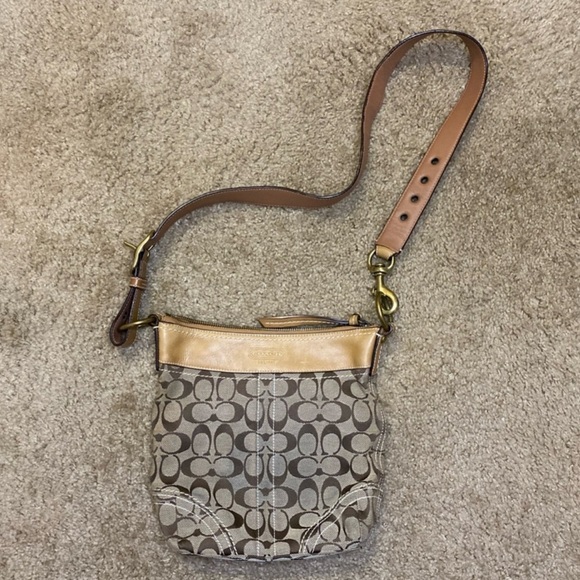 Coach Signature C Jacquard Medium Duffle Shoulder Bag - Picture 3 of 5